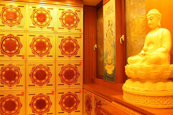 天津玉佛寺寝宫塔位展示 天津玉佛寺寝宫塔位展示